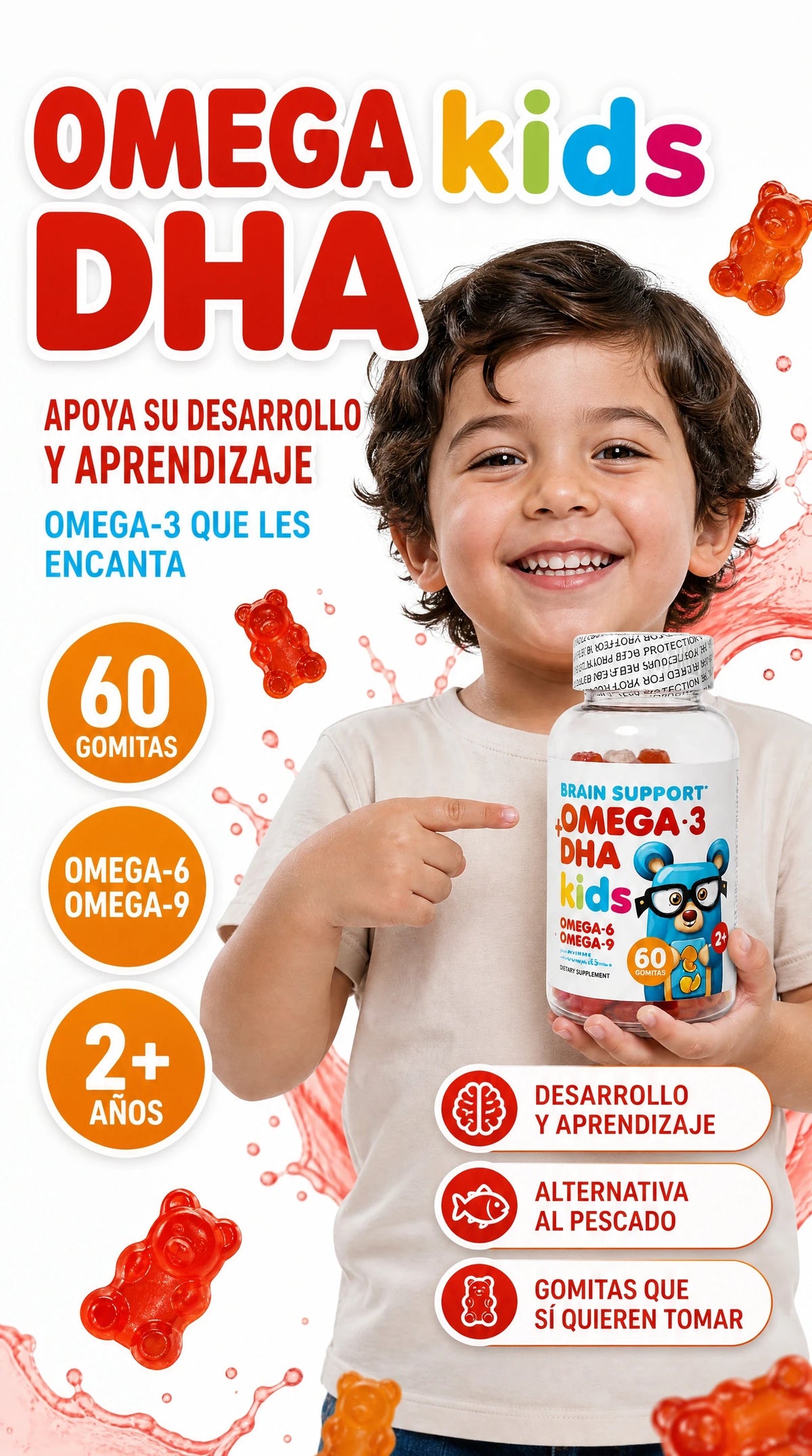 Omega Kids DHA | Nutrición para su desarrollo